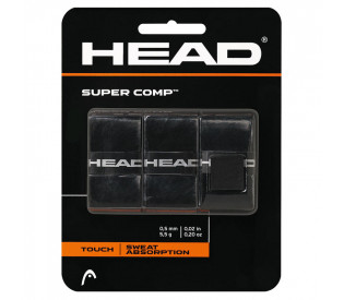 Овергрип Head Super Comp, 0.5 мм, 3 шт, чёрный